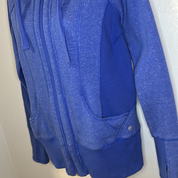 Reflex blue athletic zip up hoodie L - Picture 5 of 10
